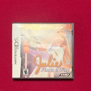 Nintendo DS Game - Julie Finds a Way with Vibrant Cover Art